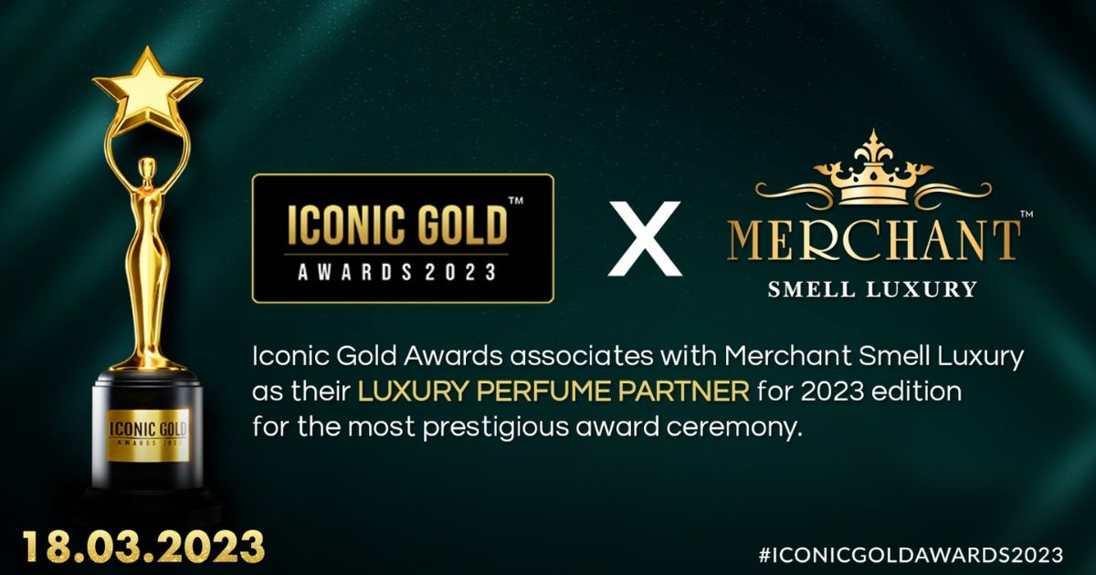Merchant - Smell Luxury associates with Iconic Gold Awards as Luxury Perfume Partner